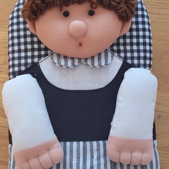 Mr. & Mrs. Chef - Chef Pig & Waitress Flo Set of Novelt Kitchen Over Mitts - Picture 4 of 6